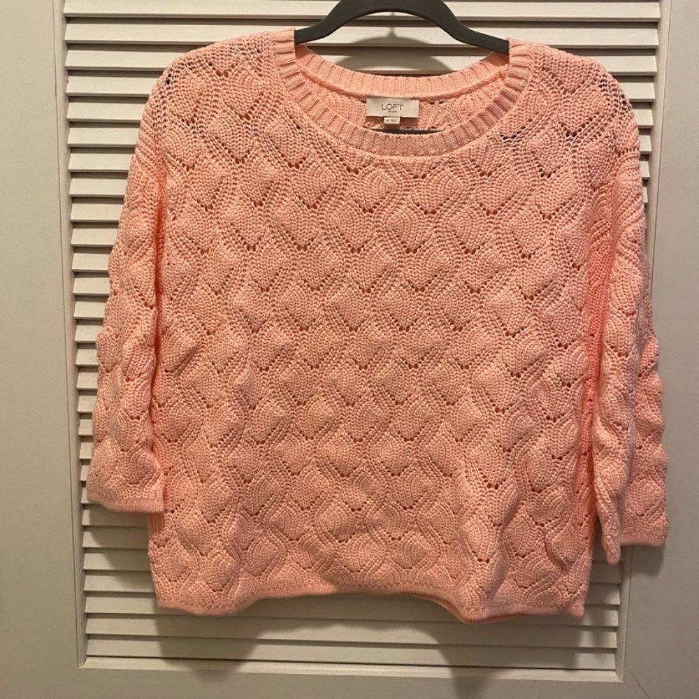 Slight Open Knit Cropped Sweater